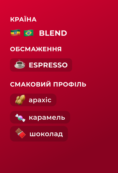 Coffee beans Arabica blend Chocolate Brew 1kg