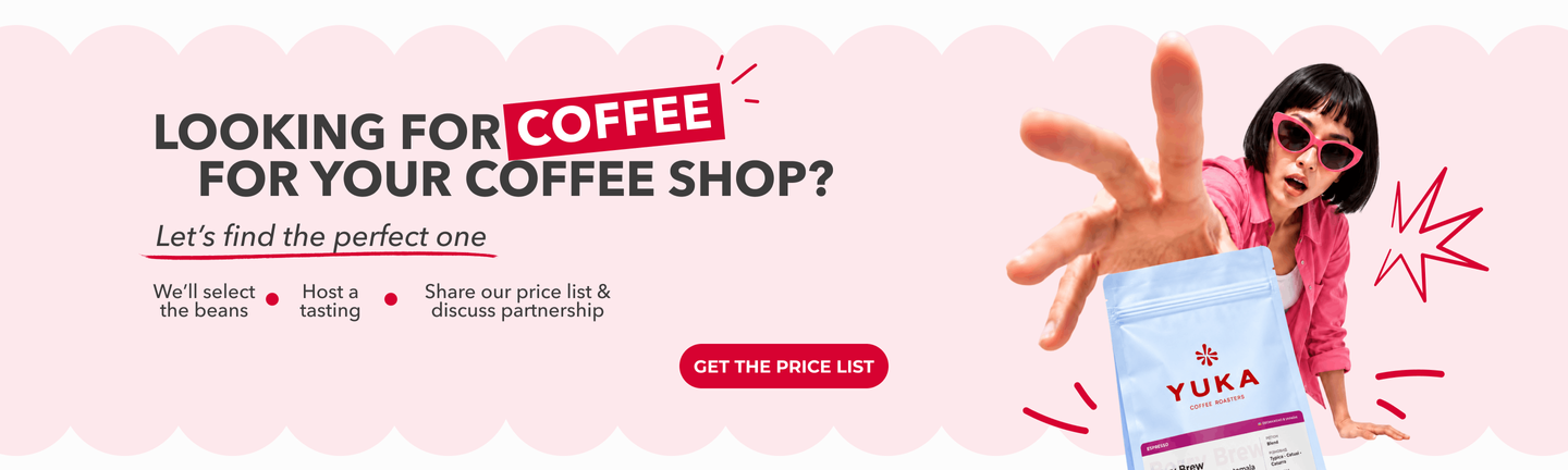 Wholesale coffee for coffee shops — YUKA Coffee Roasters