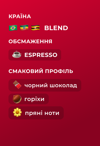 Кава в зернах купаж з робустою Soft Blend 250г small-soft фото